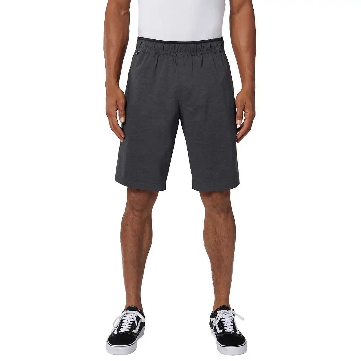 VOYAGER PLAIN DRYFIT MEN'S SHORT | CHARCOAL