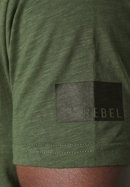 REBEL BASIC CREW NECK T SHIRT | THYME