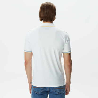 HUGO BOSS REGULAR FIT STRETCH POLO MEN'S | WHITE