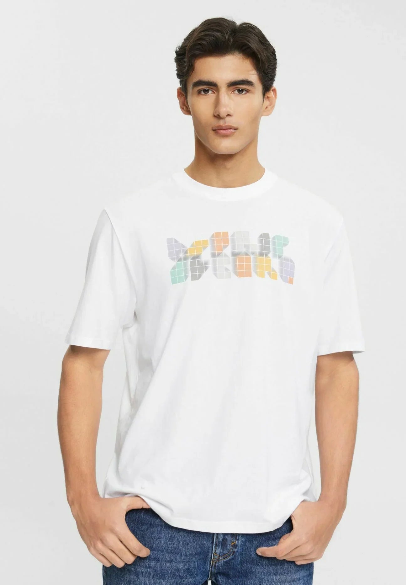 ESPRIT MEN T-SHIRT RELAXED FIT | WHITE