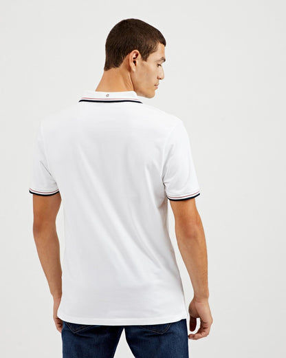 B.E.N SHERMAN SUPIMA POLO SHIRT MEN | WHITE