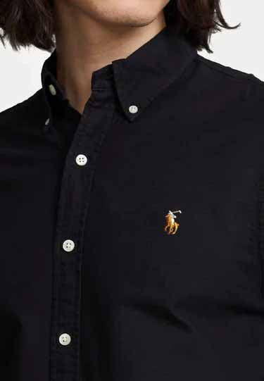 RALPH LAUREN-CASUAL-CLASSIC FIT-SHIRT | BLACK