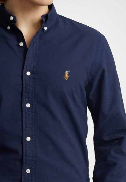 RALPH LAUREN CASUAL-CLASSIC FIT-SHIRT | NAVY BLUE