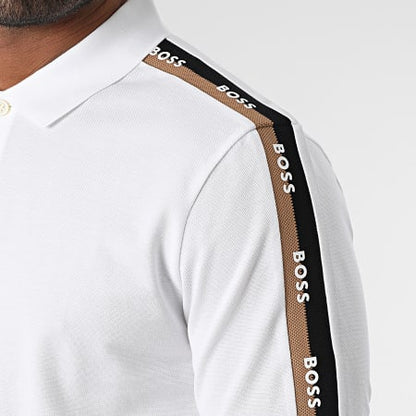 HUGO BOSS PARLAY 175 POLO SHIRT | WHITE