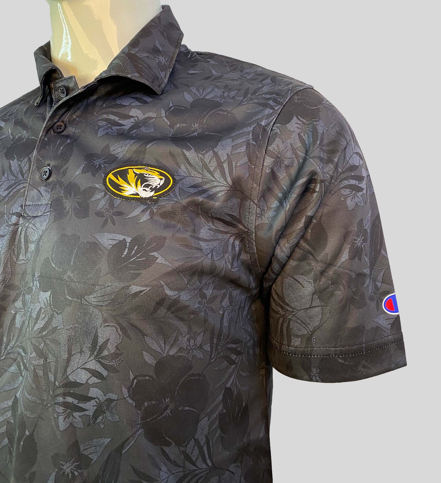 CHAMPION FLORAL MEN'S POLO | GRAPHITE