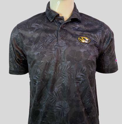 CHAMPION FLORAL MEN'S POLO | GRAPHITE