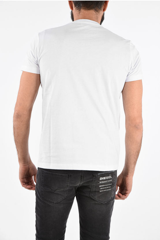 DIESEL CREW-NECK T-DIEGOS-N22 T-SHIRT WITH LOGO PRINT