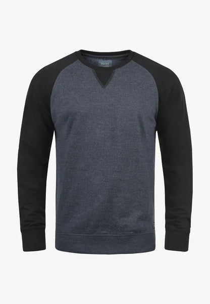 BLEND-MENS-ROUND NECK-SWEATSHIRT | GREY