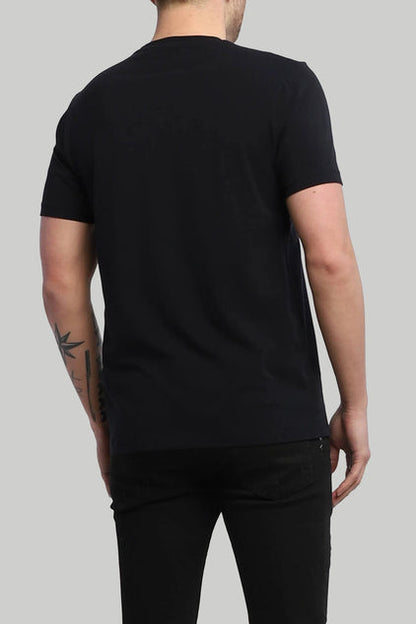 KARL LAGERFELD CREWNECK T-SHIRT | BLACK