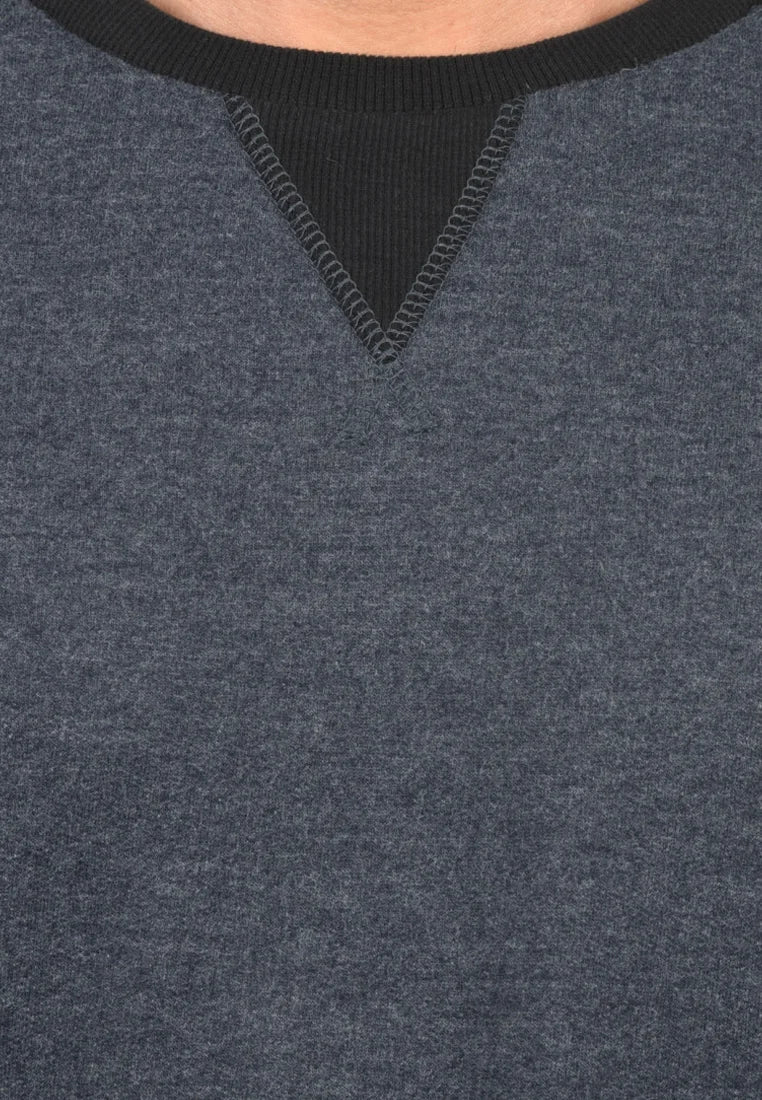 BLEND-MENS-ROUND NECK-SWEATSHIRT | GREY