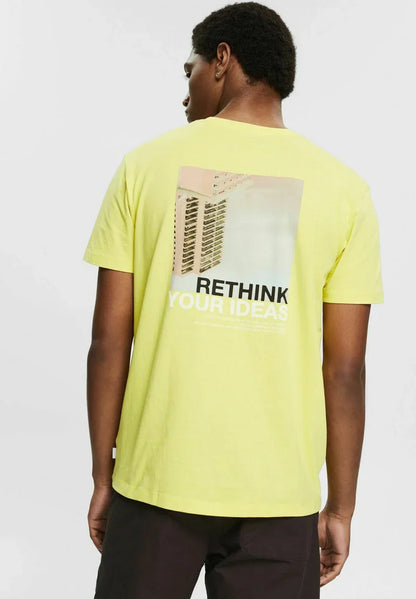 ESPRIT MEN T-SHIRT RELAXED FIT | YELLOW