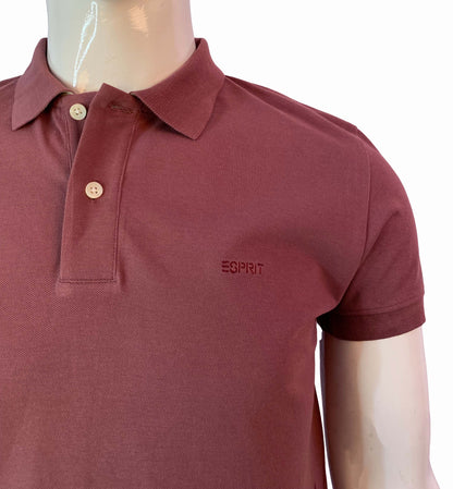 ESPRIT PLAIN POLO SHIRT | REDISH