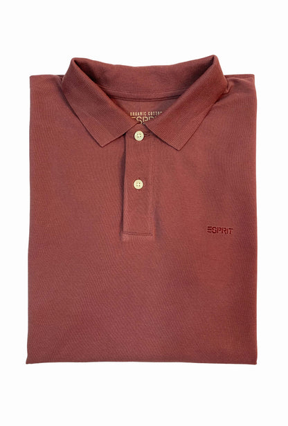 ESPRIT PLAIN POLO SHIRT | REDISH