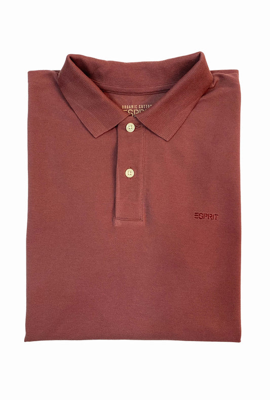 ESPRIT PLAIN POLO SHIRT | REDISH