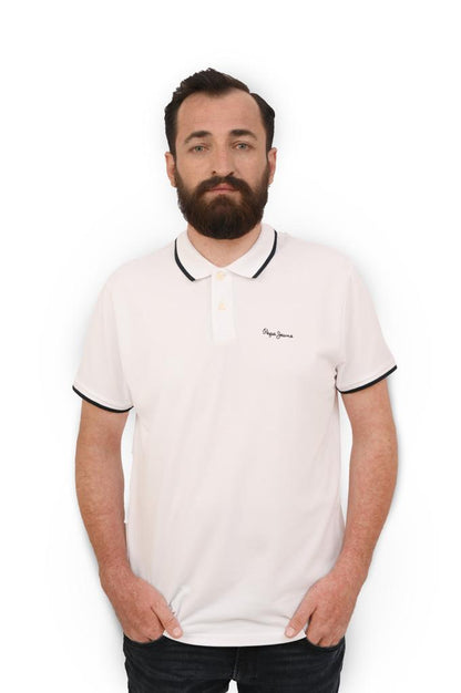 PEPE JEANS JET COTTON POLO SLIM FIT | WHITE