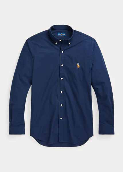 RALPH LAUREN CASUAL-CLASSIC FIT-SHIRT | NAVY BLUE