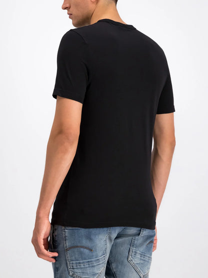 G-STAR RAW T-SHIRT SLIM FIT ROUND NECK-BLACK