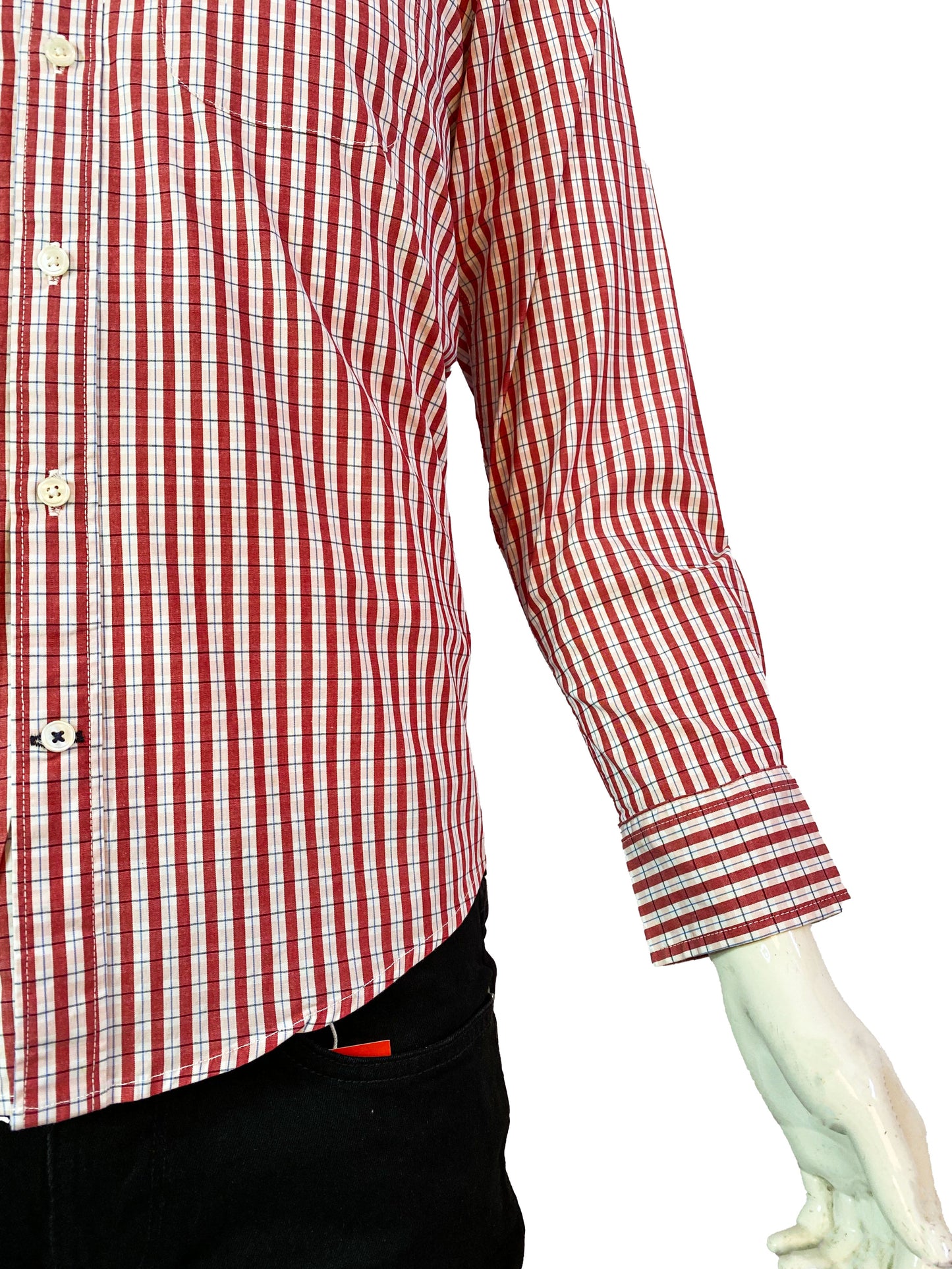 TOMMY HILFIGER MEN SLIM FIT | RED STRIPED