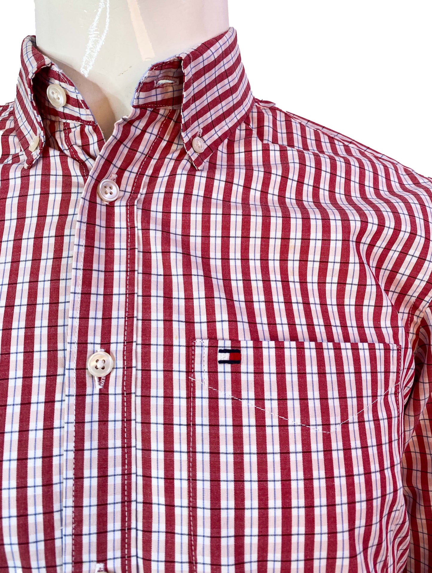 TOMMY HILFIGER MEN SLIM FIT | RED STRIPED