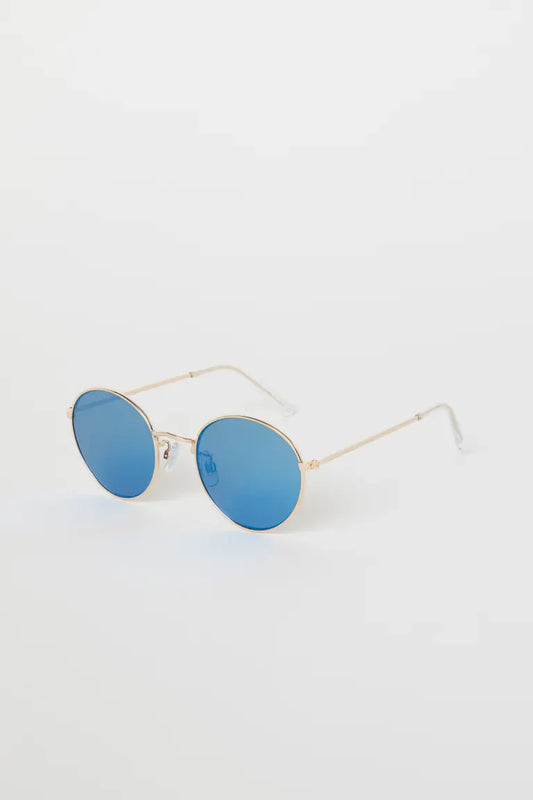 H&M SUNGLASSES  BLUE/GOLD