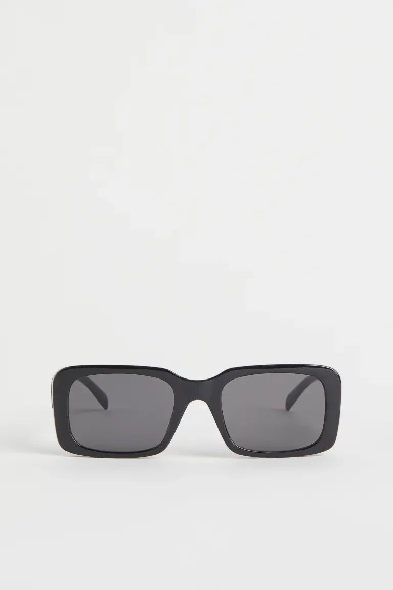 H&M RECTANGULAR SUNGLASSES | BLACK