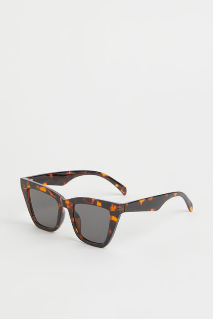 H&M CAT-EYE SUNGLASSES  BROWN/TORTOISESHELL PATTERND