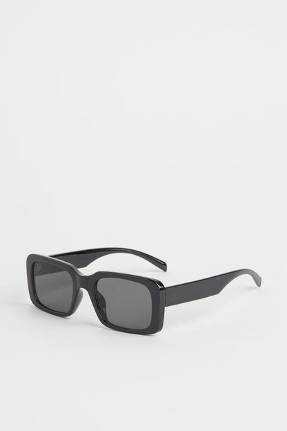 H&M RECTANGULAR SUNGLASSES | BLACK