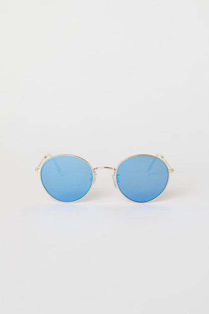 H&M SUNGLASSES  BLUE/GOLD