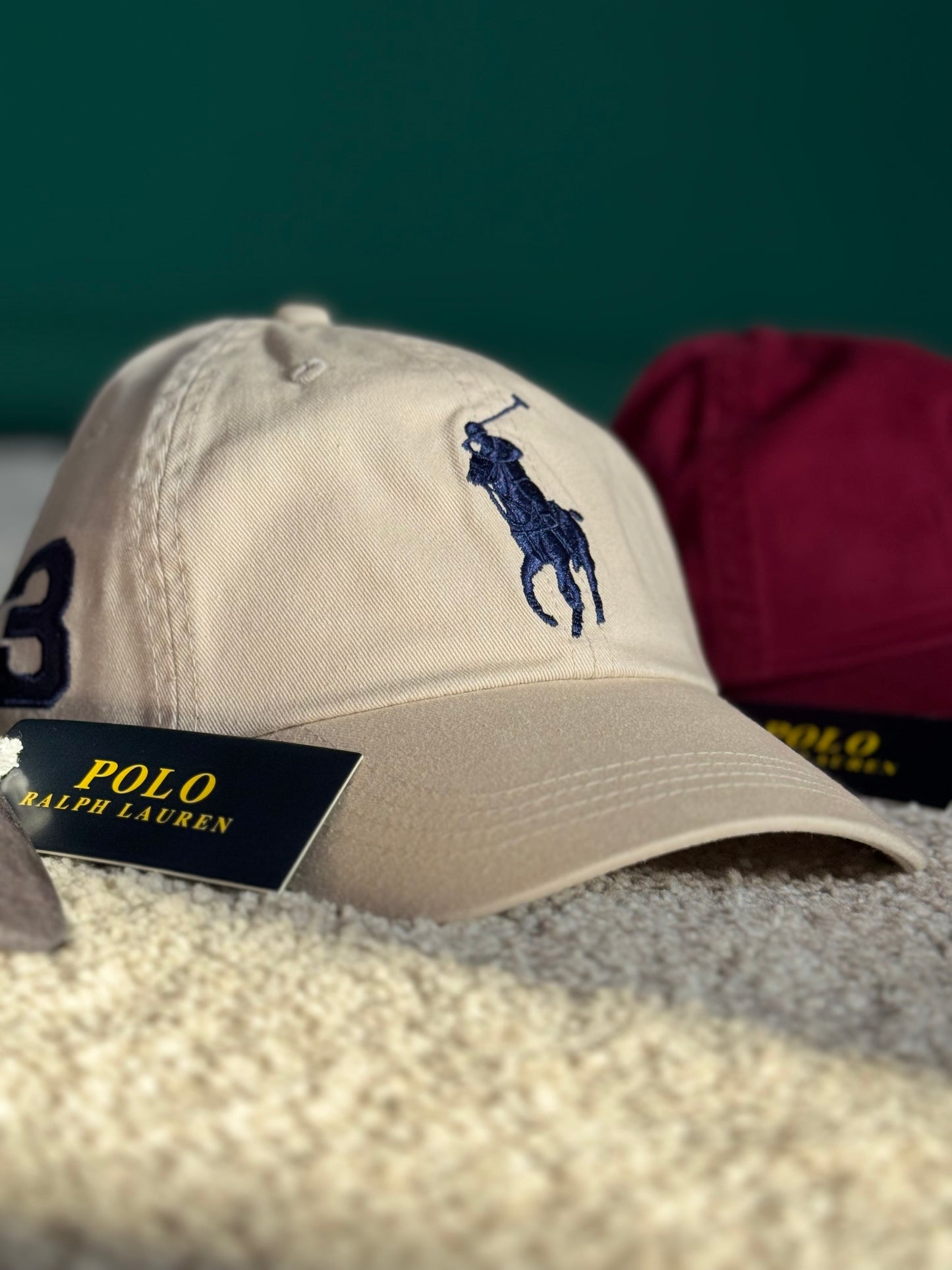 RALPH LAUREN – BIG PONY LOGO BASEBALL CAP | SANDY BROWN