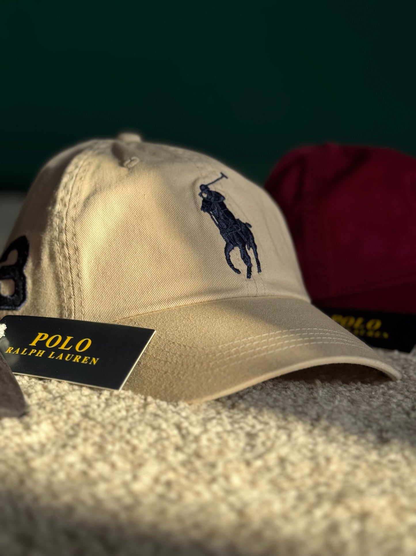 RALPH LAUREN – BIG PONY LOGO BASEBALL CAP | SANDY BROWN