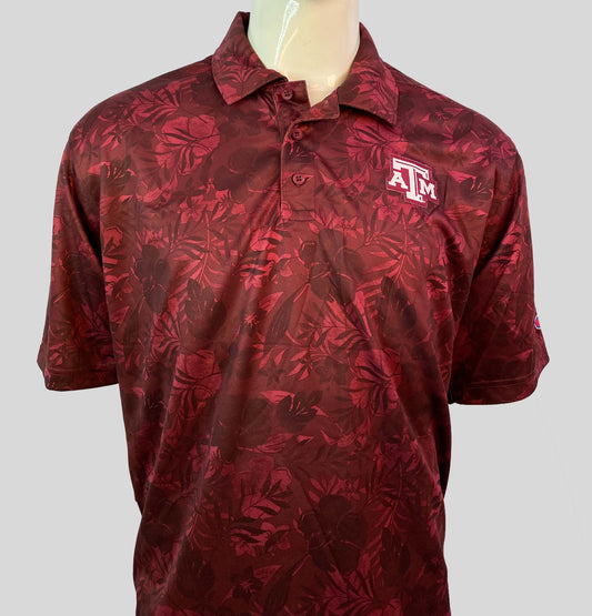 CHAMPION FLORAL MEN'S POLO | MAROON