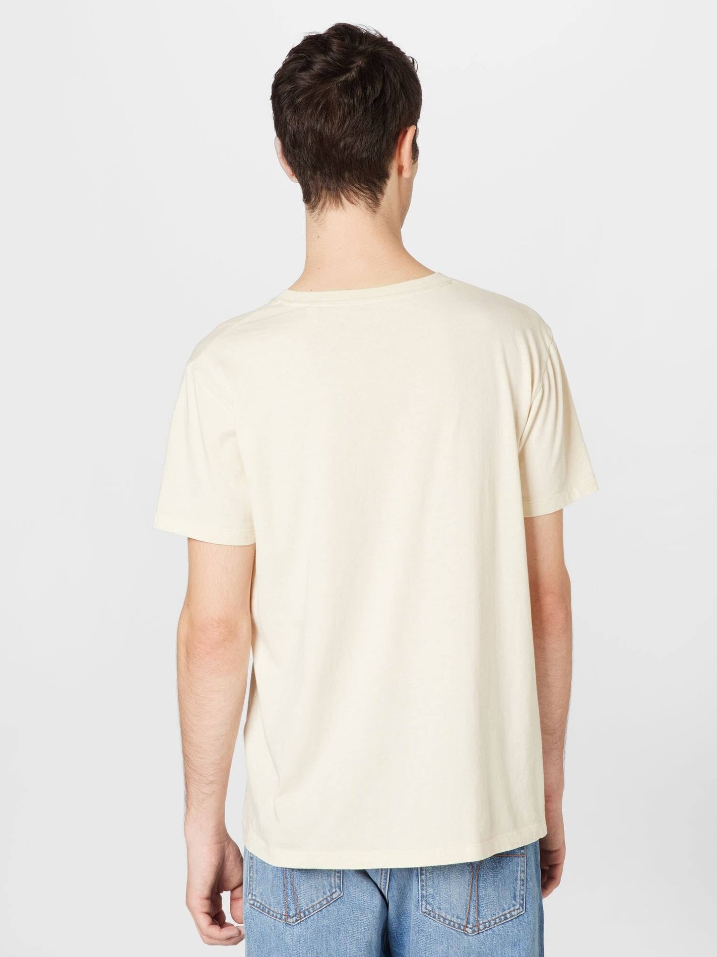 ESPRIT MEN T-SHIRT PRINT REGULER | BEIGE