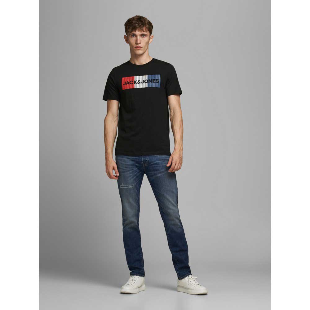 JACK & JONES.- CORP LOGO-SHORT SLEEVE T-SHIRT | BLACK