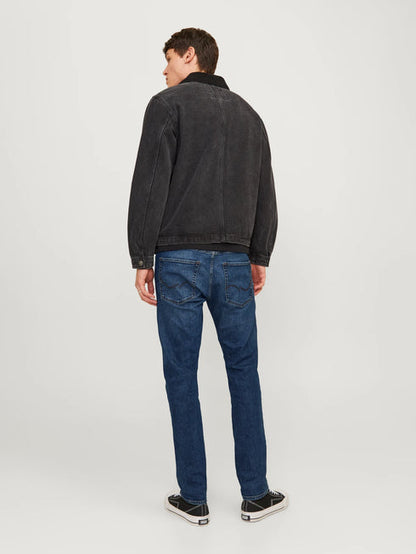 JACK & JONES ICHRIS JJORIGINAL AM 284 RELAXED FIT JEANS | DARK BLUE