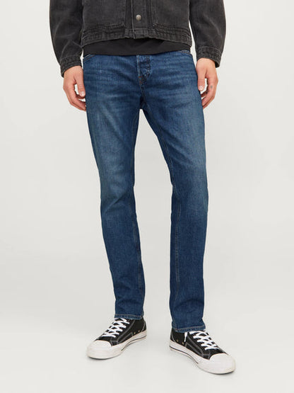 JACK & JONES ICHRIS JJORIGINAL AM 284 RELAXED FIT JEANS | DARK BLUE