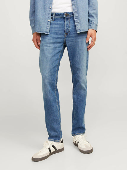 JACK & JONES ICHRIS JJORIGINAL AM 285 RELAXED FIT JEANS | DENIM BLUE