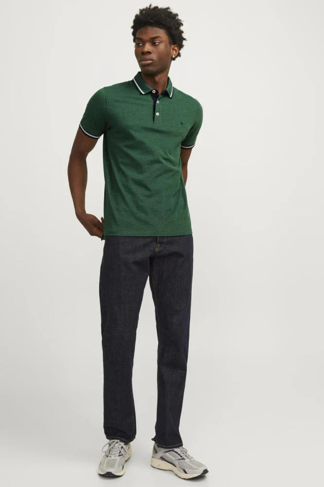 JACK & JONES  PAULOS SLIM FIT POLO | GREEN