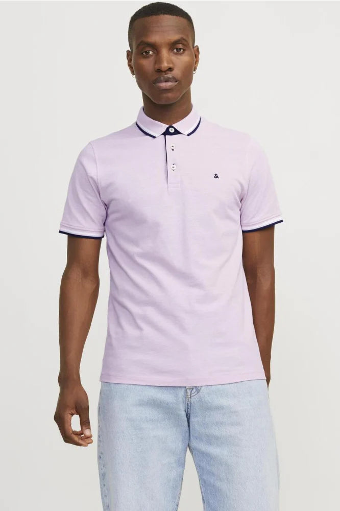 JACK & JONES PAULOS POLO | LIGHT PINK