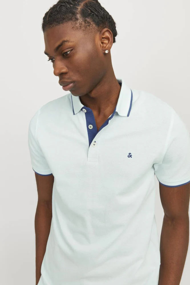 JACK & JONES PAULOS SLIM FIT POLO | LIGHT BLUE