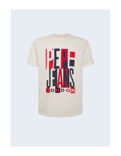 PEPE JEANS LONDON-PREMIUM T-SHIRT | OFF WHITE