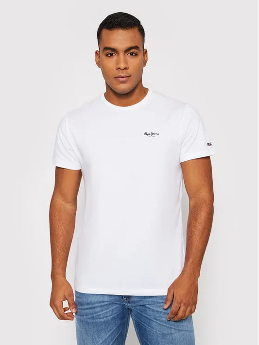 PEPE JEANS ORIGINAL BASIC 3 N T-SHIRT | WHITE