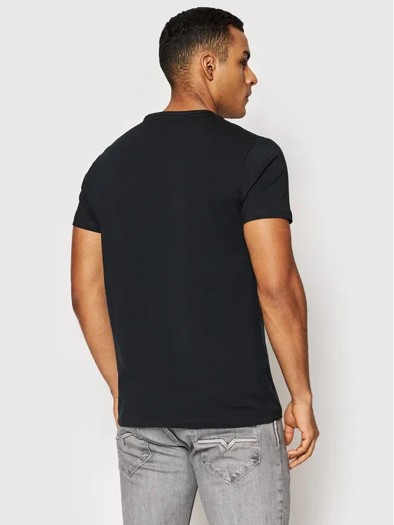 PEPE JEANS PLAIN SLIM FIT TEE SHIRT | BLACK