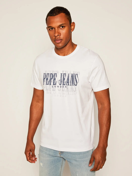 PEPE JEANS LONDON-SNOW REGULAR FIT - T-SHIRT | WHITE