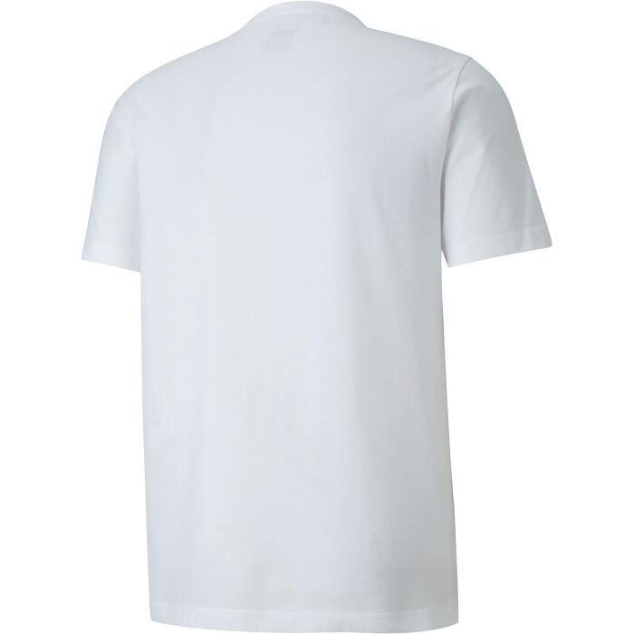 PUMA LOGO MEN REGULAR FIT T-SHIRT | WHITE