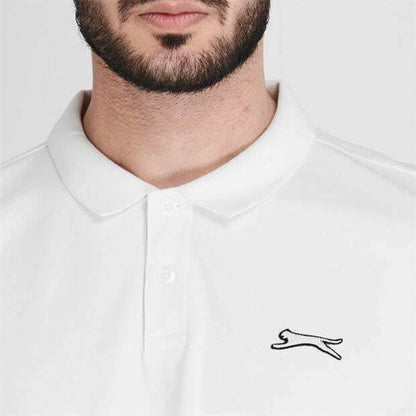 SLAZENGER PLAIN POLO MEN'S | WHITE