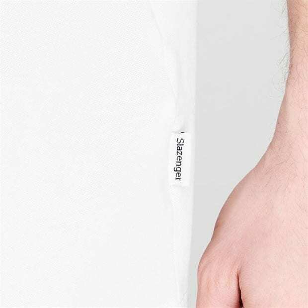 SLAZENGER PLAIN POLO MEN'S | WHITE