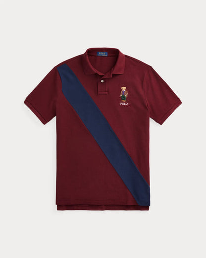 RALPH LAUREN – CUSTOM FIT POLO BEAR POLO SHIRT | MAROON