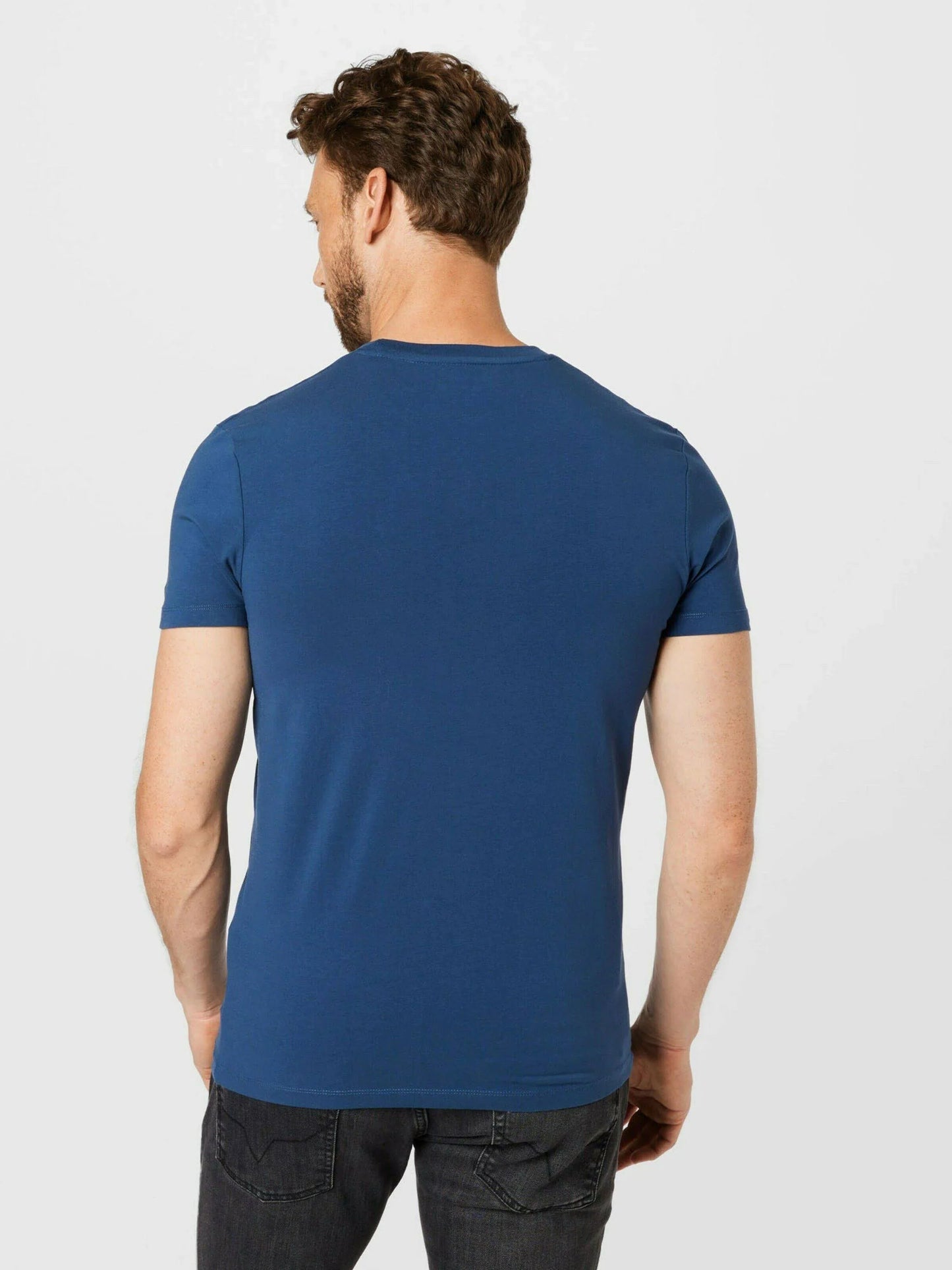 PEPE JEANS FRONT LOGO T-SHIRT-R BLUE