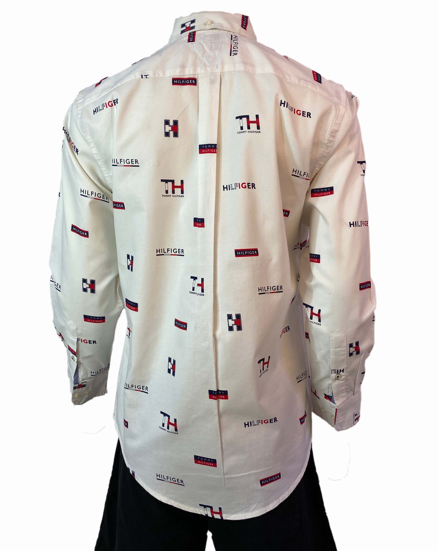 TOMMY HILFIGER MEN'S PRINTED SLIM FIT | WHITE