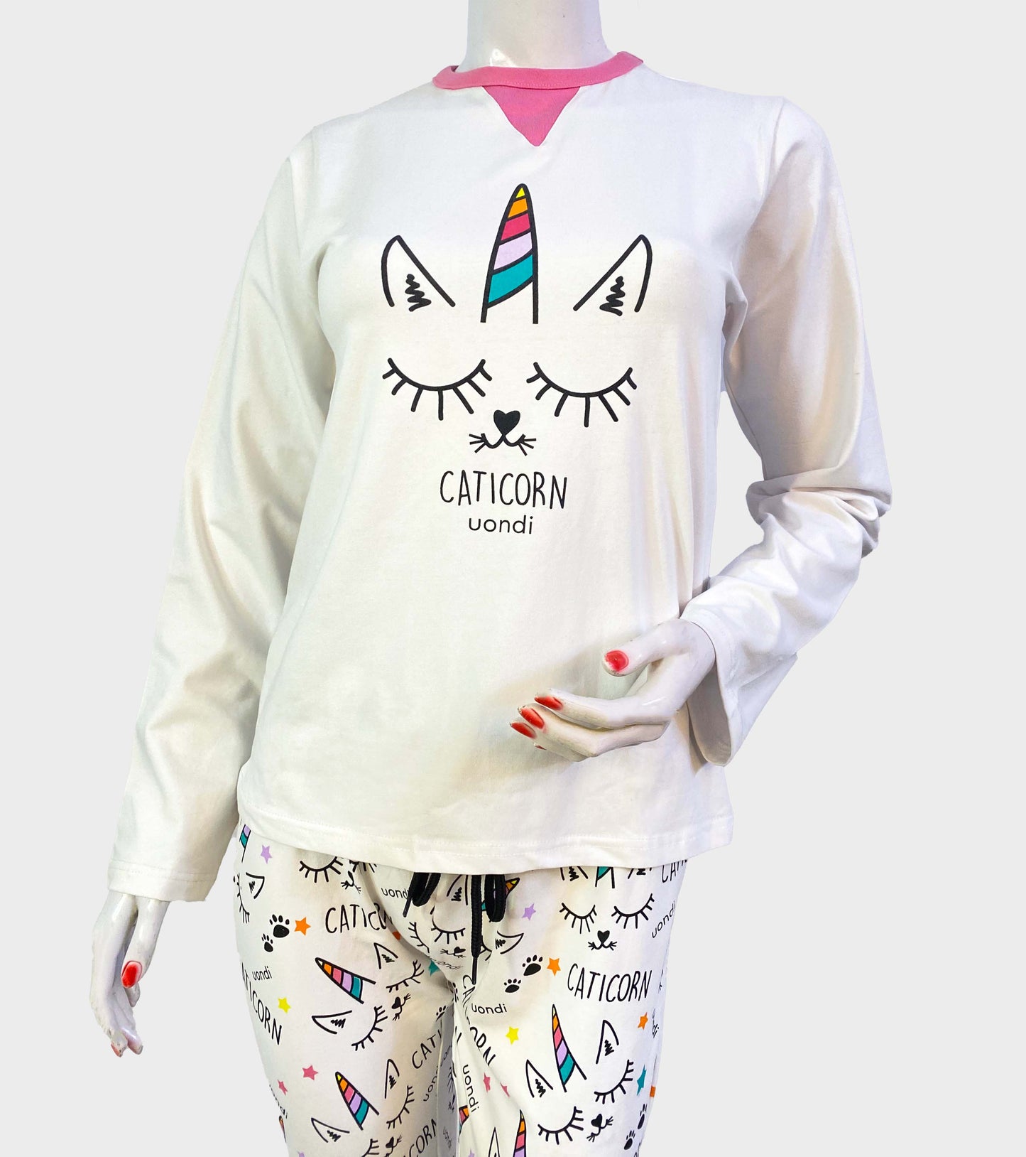 Uondi Caticorn Magic Pajama Set - Dreamy Comfort for Her